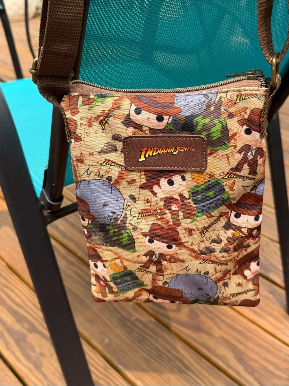 Funko Pop Indiana Jones Kids Crossbody Bag with Cartoon Print